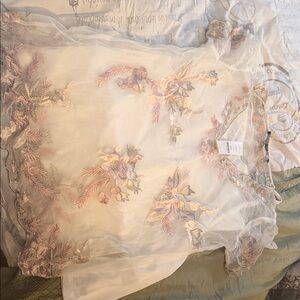 Floral Embroidered Sheer Blouse